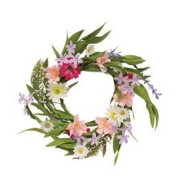 *Spring Festival Flower & Herb Candle Ring - Picture 11 of 12